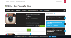 Desktop Screenshot of pixxel-blog.de